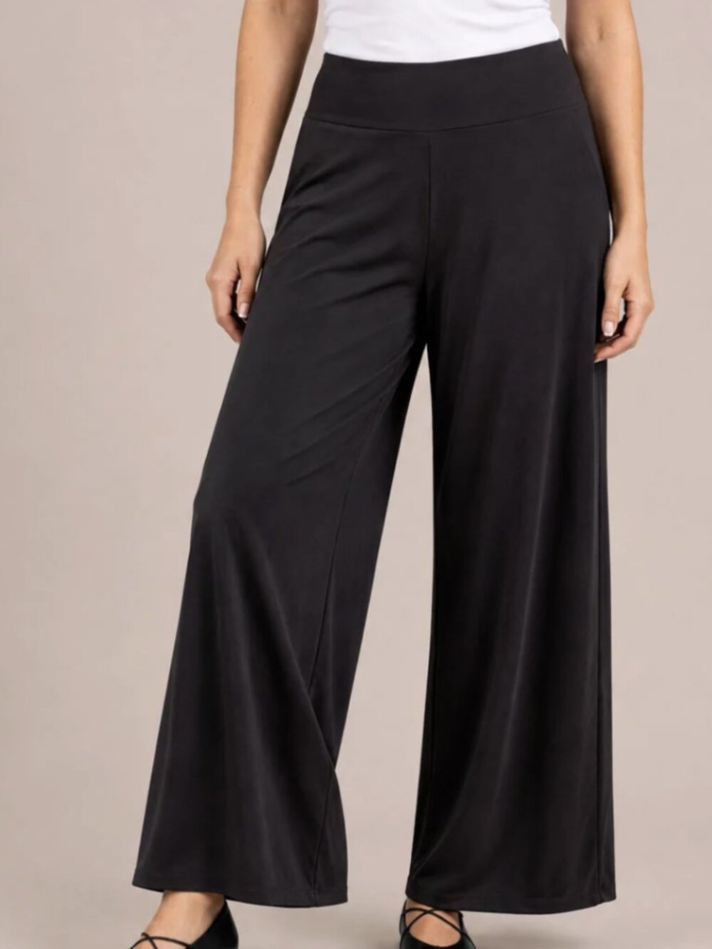 Sympli Solid Wide Leg Trouser 4